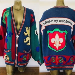 Rare vintage 80’s absolutely No! Jeans cardigan